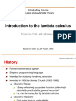 Lambda Calculus Slides