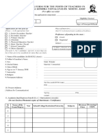 Application Forms With Guidelines For Applicants For VKSPV Teachers' Interview 2018-19