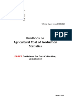 Handbook On Agricultural Cost of Production Statistics PreEGM2015