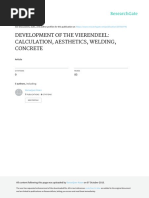 Development of The Vierendeel Calculation Aestheti