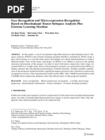 Face Recognition and Micro-Expression Recognition Based On Discriminant Tensor Subspace Analysis Plus Extreme Learning Machine