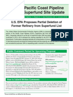 Pacific Coast Pipeline Fact Sheet English