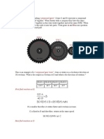 Compound Gear Train