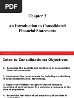 Chapter 3 An Introduction To Consolidated Financial Statements - STD