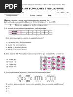 Prueba de Patrones y Algebra Agosto - Adaptada