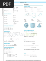 Calculus 1 Reference