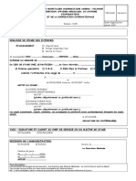 Imprimé Congés Pour Les Internes