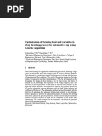 Optimization of Forming Load and Variables in Deep Drawing Process For Automotive Cup Using Genetic Algorithm