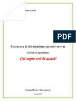 Volumul I Cei 7 Ani de Acasa 2017 Publicatie Issn Revista PDF