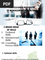 Professional Attributes of Management Consultants