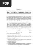 The Phase Rule and Phase Diagrams-T and C