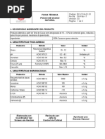 DC-CCA-01.01 Ficha Técnica Polvo de Cacao Natural