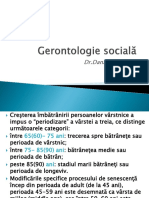 Gerontologie Sociala