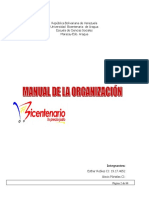 Manual de Organizacion Bicentenario