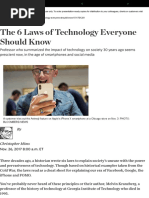 The 6 Laws of Technology Everyone Should Know - WSJ