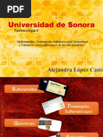 Sulfonamidas, Trimetoprim-Sulfametoxazol, Quinolonas y Fármacos Contra Infecciones de Las Vías Urinarias - Alejandra López Castro