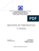 Medición de Temperatura y Caudal