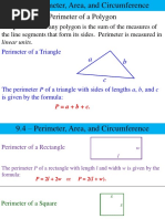 On Surface Areas