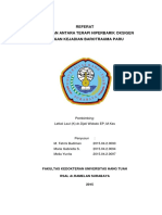 Referat Hubungan Terapi Hiperbarik Oksigen Dengan Kejadian Barotrauma Paru