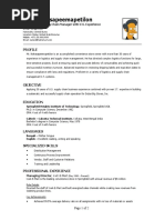 Dubai Resume Template