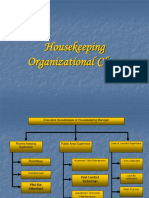 Housekeeping Organizational Chart