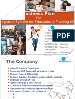 Business Plan: For Integrated System For Education & Training (ISET)