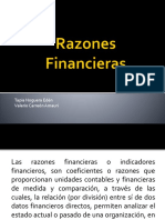 Razones Financieras Villanueva