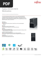 Fujitsu CELSIUS R670 Workstation: Data Sheet