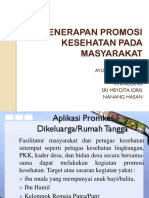 4 Penerapan Promkes Pada Masyarakat