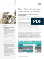 Cisco Cloud Architecture: For The Microsoft Cloud Platform