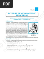 © Ncert Not To Be Republished: Inverse Trigonometric Functions