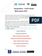 Vector Integration - GATE Study Material in PDF