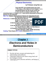 ELEC311 (물리전자, Physical Electronics) Course Outlines:: by Professor Jung-Hee Lee