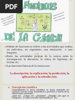 Funciones de La Ciencia