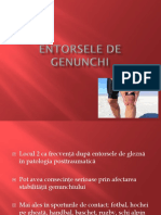 Entorsele de Genunchi