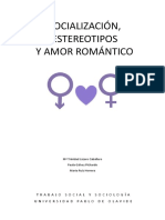 Socialización, Estereotipos y Amor Romántico