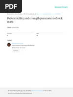 Deformability and Strength Parameters of Rockmass