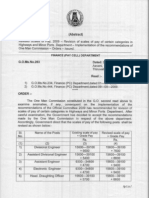 G O of Revised Pay Scales of Tamilnadu Highways Department