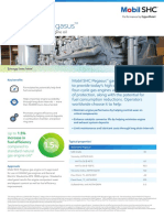 Mobil SHC Pegasus Synthetic Gas Engine Oil Performance Profile
