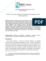 O Papel Da Economia Criativa No Processo de Gentrificação Do Porto Maravilha