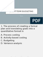 SHORT-TERM BUDGETING - Review PDF