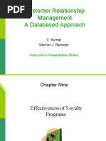 Customer Relationship Management A Databased Approach: V. Kumar Werner J. Reinartz