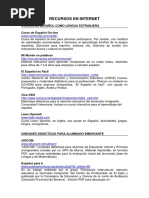 Recursos en Internet para Alumnado Extranjero PDF