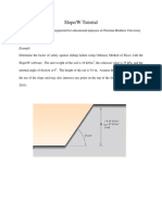 Slope/W Tutorial: Example