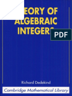 Theory of Algebraic Integers (Cambridge Mathematical Library)