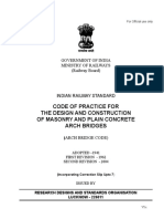 Code of Practice For The Design and Construction of Masonry and Plain Concrete Arch Bridges