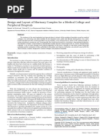 Design and Layout of Mortuary Complex For A Medical College and Peripheral Hospitals 2157 7145.10000e2