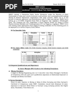 Official Recruitment Notification For NMDC Recruitment