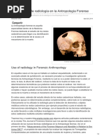 Utilización de La Radiología en La Antropología Forense