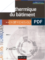 La Thermique Du Batiment en 37 Fiches-Outils